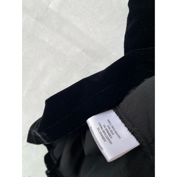 Eileen Fisher Silk Blend Velvet Sleeveless Scoop Neck Tank Top Size L black - Picture 5 of 8